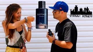 Dior Sauvage Eau De Parfum STREET SCENTS Fragrance Reaction [upl. by Rehm440]