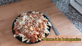 معكرونة ليباط بصلصة بولونيز 🍝😋لذيذة وكتوجد فدقائق قليلة les pâtes à la bolognaise [upl. by Seravart559]