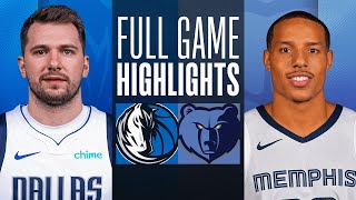 MAVERICKS at GRIZZLIES  FULL GAME HIGHLIGHTS  October 30 2023 [upl. by Aysan868]