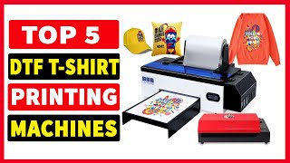 Top 5 Best DTF Printer In 2024  Best DTF T shirt Printing Machines [upl. by Allekram]