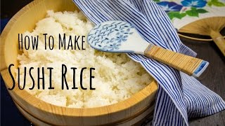 How To Make Sushi Rice Recipe 酢飯の作り方 （レシピ） [upl. by Maya]