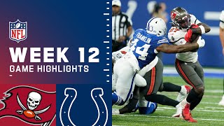 Buccaneers vs Colts Week 12 Highlights  NFL 2021 [upl. by Eleen]