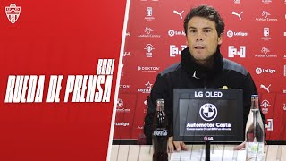 🎙 RUEDA DE PRENSA DE RUBI PREVIA AL ALMERÍA  CARTAGENA 🔴⚪️ [upl. by Yoshio843]