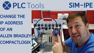 Change a Static IP Address of an Allen Bradley Compactlogix 5370 PLC [upl. by Ardnuahsal211]