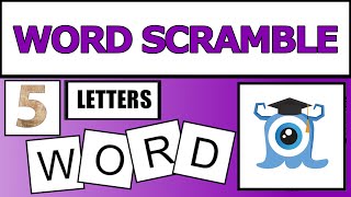 Scrambled Words Games  Jumbled Word Game  Guess the Word Game  Word Scramble  SW Scramble [upl. by Alih]