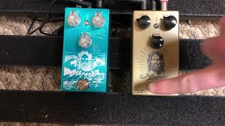 Mythos Pedals First Reaction Mjolnir OD amp the Argo Octave Fuzz [upl. by Yenetruoc]