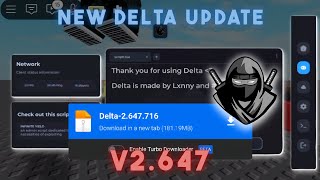 NEW Delta Executor Latest Update V2647 All Bug Fixed Free Download [upl. by Acimehs]