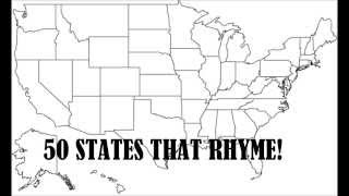 50 States that Rhyme [upl. by Neirol]