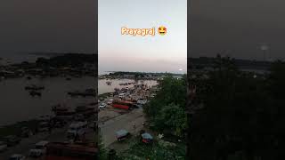 Ganga ji ka prachand roop😍 prayagraj nagri me🌈gangariver gangaaarti prayagraj travelvlog vlog [upl. by Utley896]