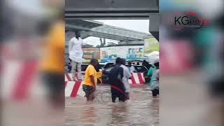 Abossey Okai got flooded after Saturdays downpour [upl. by Aenil931]