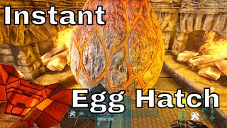 Instant Egg Hatch Command in ark [upl. by Polly]