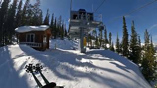 Pony Express lift at Big Sky 18 March 2023 [upl. by Suoicerpal]