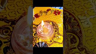 Glass water Diya craft ideas short shortvideo youtubeshorts artandcrafts trendingshorts virals [upl. by Georgi907]