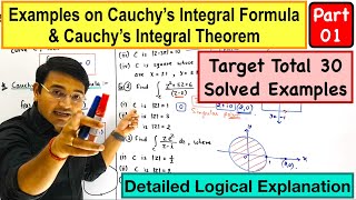 Examples on Cauchy Integral Formula amp Cauchy Integral Theorem Part1 [upl. by Joshia]