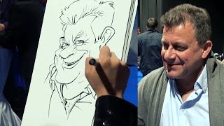 Live Caricature Compilations by Schnellzeichner Xi  Karikaturist für Events [upl. by Kathryne27]