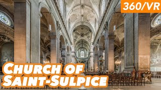 Virtual Tour of SaintSulpice Church in Paris 360VR [upl. by Aelyk]