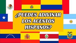 ¿PUEDES ADIVINAR LOS ACENTOS HISPANOS 🇦🇷🇨🇱🇨🇴🇪🇸🇪🇨🇵🇭🇲🇽🇵🇪🇻🇪 [upl. by Nona910]