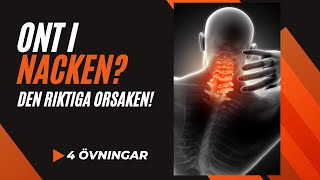 ONT I NACKEN  NACKSPÄRR  ÖVNINGAR SOM HJÄLPER [upl. by Saerdna]