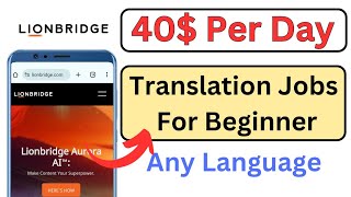 lionbridge translation jobs  transcription jobs for beginners  make money online 2024 [upl. by Jobye]