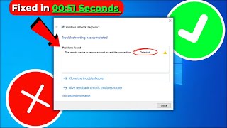 Remote Device or Resource Wont Accept the Connection fix  2024 [upl. by Anav937]