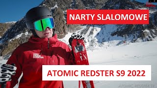 Nowy Atomic Redster S9 REVO S  X 12 GW Revoshock 2022  test i recenzja nart slalomowych [upl. by Ekyt20]