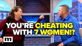 Youre cheating with 7 women  Maury [upl. by Novyar365]