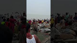 Digha sea beach water waves 🌊⛱️  beautiful weather 🌞🌤️🌈  shortvideo dighaseabeach viralshorts [upl. by Dionis]