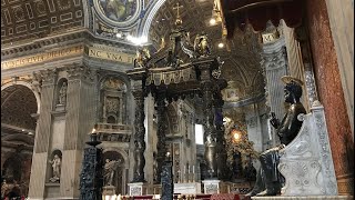 A Historical Tour of St Peters Basilica [upl. by Sitnalta]