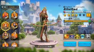 MERSİYA LEYDİSİ AETHELFLAED REHBERİ  Rise of Kingdoms [upl. by Aelat]