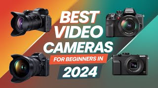 Top 5 best video cameras for beginners in 2024 [upl. by Enaywd391]