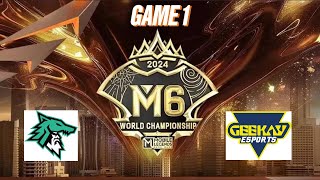 M6  WILD CARD DAY 1  ULFHEDNAr VS GEEKAY  GAME 1 [upl. by Zsa Zsa]