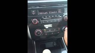 2014 Nissan Altima  Clock  Time Change [upl. by Psyche]