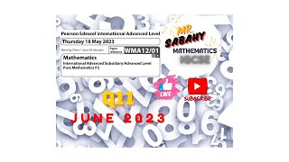 P2 Edexcel WMA1101 MATHS AS JUNE 2023 Q11 SEQUENCES [upl. by Evania]