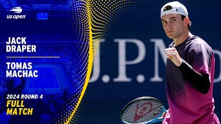 Jack Draper vs Tomas Machac Full Match  2024 US Open Round 4 [upl. by Dodi548]