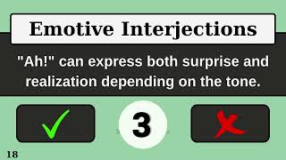 Emotive Interjections Quiz  Unlock Your Emotional Intelligence  Types of Interjections [upl. by Riocard]