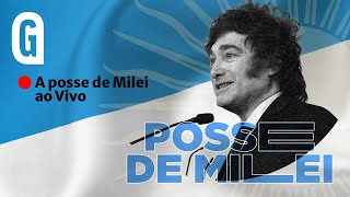 Posse de Javier Milei como presidente da Argentina  AO VIVO [upl. by Lessig380]