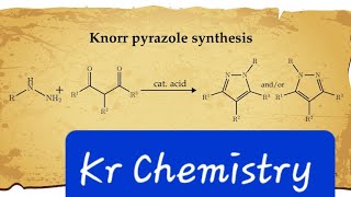 PYRAZOLE  Synthesis Rections amp Mechanism  Kr chemistry  Organic Chemistry  Cyclic Compound [upl. by Nyraf]