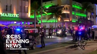 Fatal shootings prompt state of emergency in Miami Beach during spring break [upl. by Rednasela457]