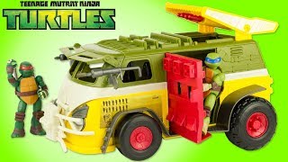 Tortues Ninja Camion Party Wagon TMNT Véhicule Jouet Toy Review Juguetes [upl. by Zea797]