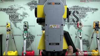 Geomox Zoom50 Total Station Basic Functions [upl. by Esiom]