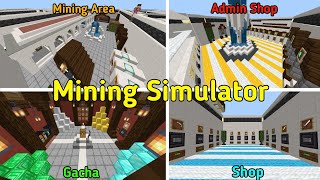 Map Mining Simulator Mcpe 120  Banyak Fitur Fitur Yang Keren  no pw [upl. by Bj]