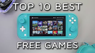 TOP 10 Best Free Games  2024  Nintendo Switch Lite [upl. by Noslien74]