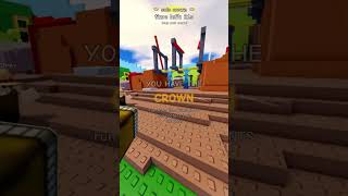 Solo Crown Win shorts tag trending untitledtaggame zipline roblox gaming gameplay [upl. by Asilav]