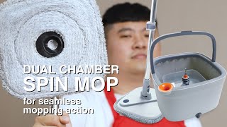 Dual Chamber Spin Mop [upl. by Acenes]