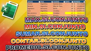 Funciones Si Conjunto  Excel [upl. by Allisurd729]