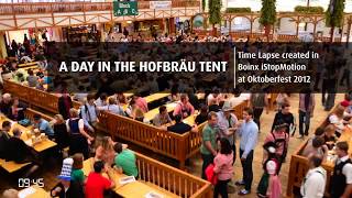 A day at the Hofbräu tent  Oktoberfest Munich Germany [upl. by Mercola]