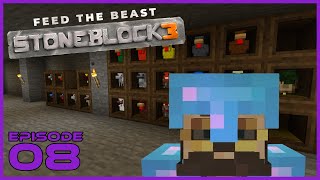 Farming Chickens and Nether Stars  Stoneblock 3  Ep 08 [upl. by Dag]