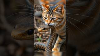 Cat vs Snake Lightning Reflexes Revealed [upl. by Oinoitna]