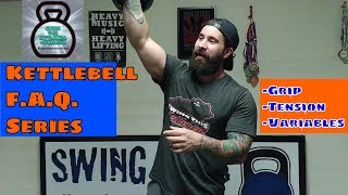 Coaching The Kettlebell Clean and Kettlebell Snatch Technique  GRIP TIMING AND TENSION [upl. by Nagaek]