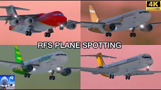 Jakarta Int’l Airport Plane Spotting  RFS Plane Spotting  Ultra Realism  4K rfsnewupdate [upl. by Ymassej]